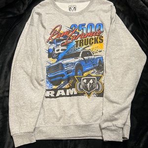 Light grey ram sweat shirt